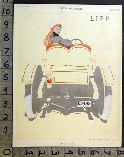 1910 coles phillips auto motor - coles,